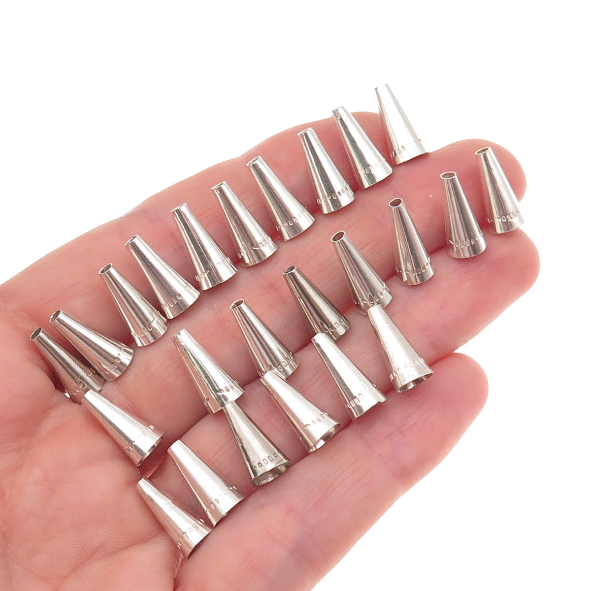 Old Pawn 925 Sterling Silver Vintage Southwestern Tribal SET of 24 Necklace Ends