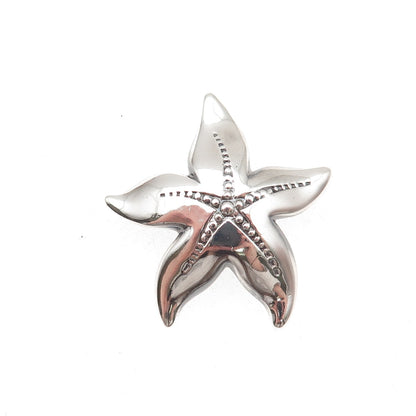 JCM Jacmel Mauritius 925 Sterling Silver Vintage Starfish Slide Charm Pendant
