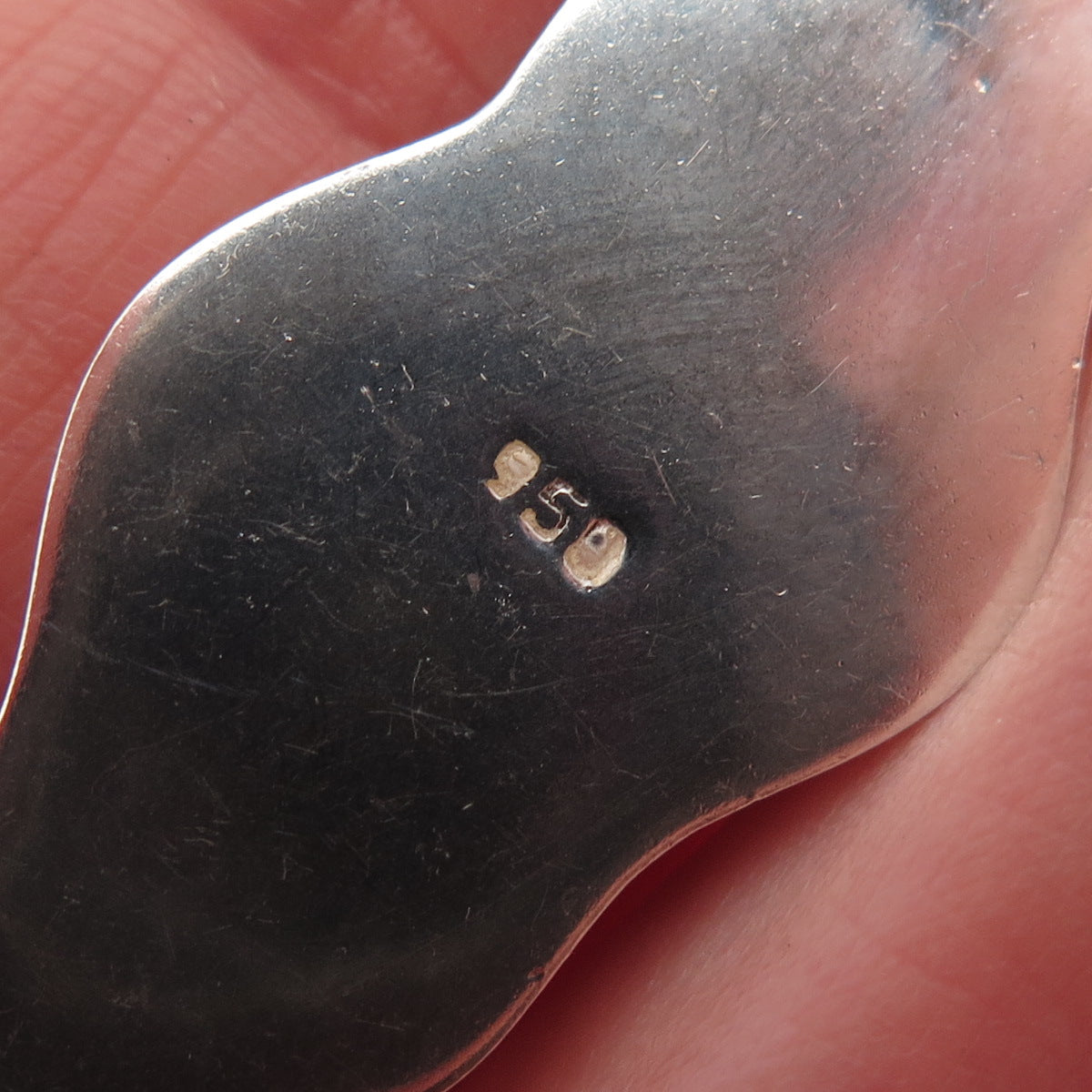 950 Silver Vintage Peruvian Huayruro Seeds Charm Pendant