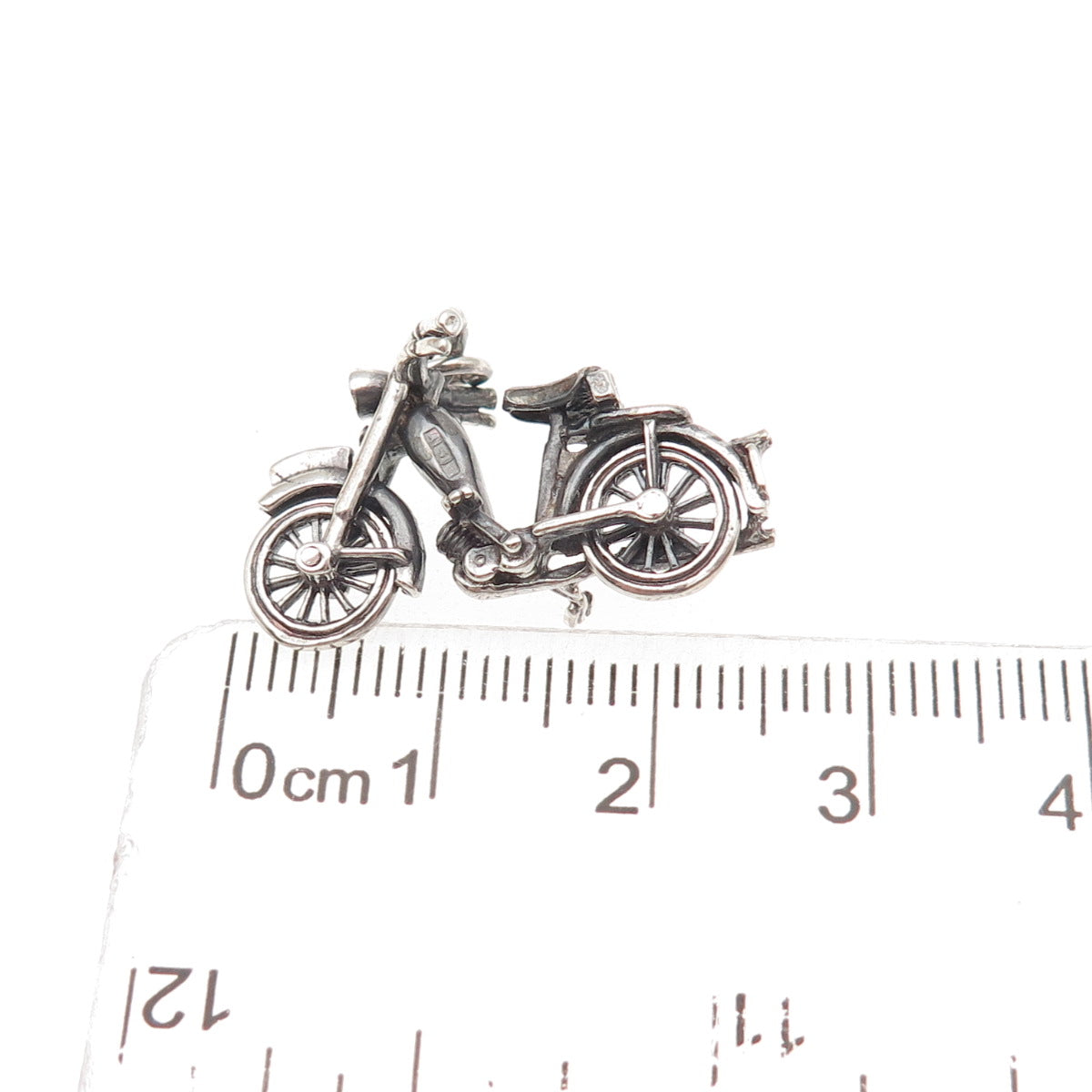 Payton Pepper & Sons Sterling Vintage 1971 Birmingham Motorcycle Charm Pendant