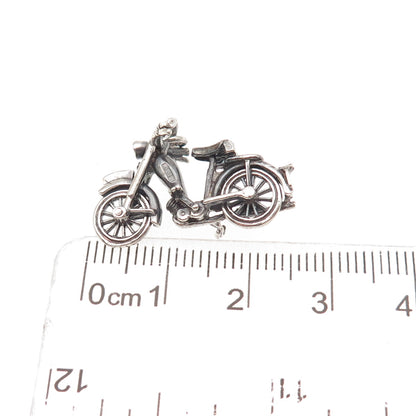 Payton Pepper & Sons Sterling Vintage 1971 Birmingham Motorcycle Charm Pendant