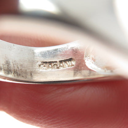 CHAPAL ZENRAY 925 Sterling Silver Vintage Modernist Ring Size 7.25