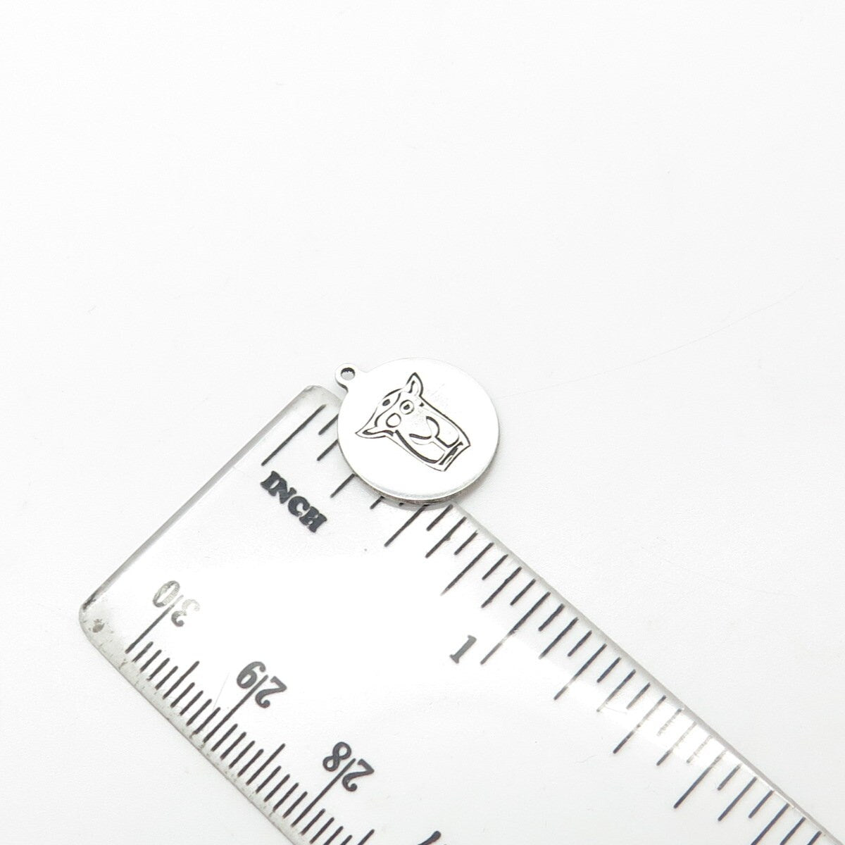 925 Sterling Silver USA Two In Town Cartoon Sheep Charm Pendant