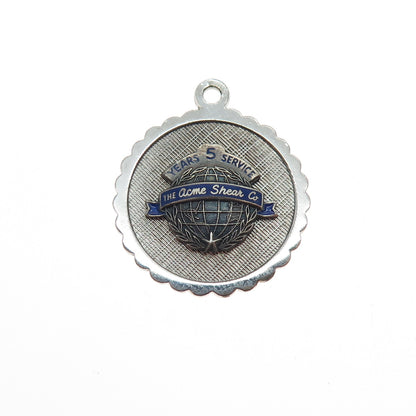 Griffith & Sons 925 Sterling Silver Vintage Enamel Acme Shear Mini Charm Pendant