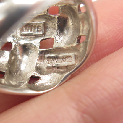 MWS Mark Wasserman Samara 925 Sterling Silver Vintage Wicker Ring Size 6.25