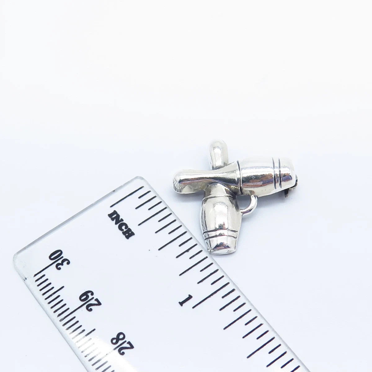 925 Sterling Silver Vintage Lang Bowling Skittles Pin Brooch