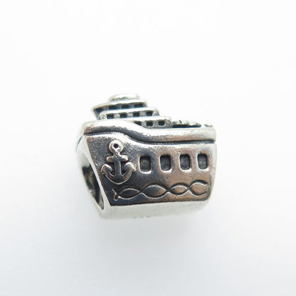 PANDORA 925 Sterling Silver Cruise Ship Bead Charm