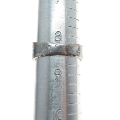 CHARLES WINSTON 925 Sterling Silver Vintage 5-Row Oxidized Ring Size 8.5