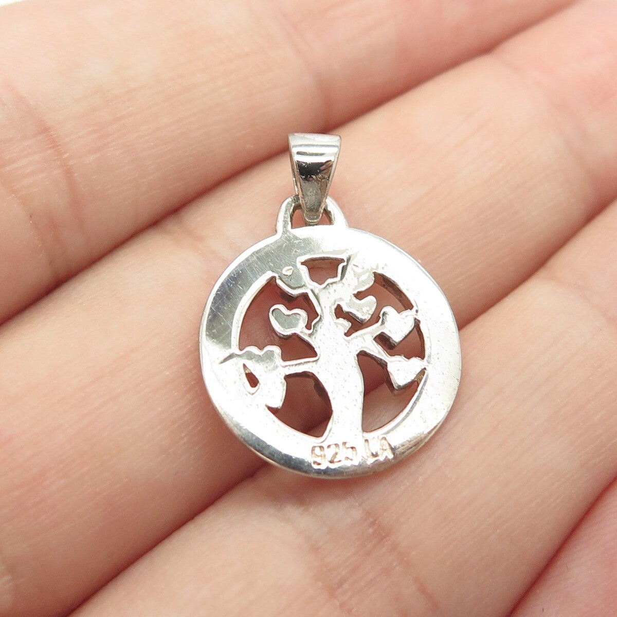 925 Sterling Silver Kohl's Jewelry Bountiful Love One Family Tree Pendant