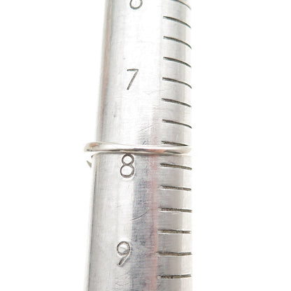 CHATEAU D'ARGENT 925 Sterling Silver Vintage Real White Topaz Ring Size 7.75