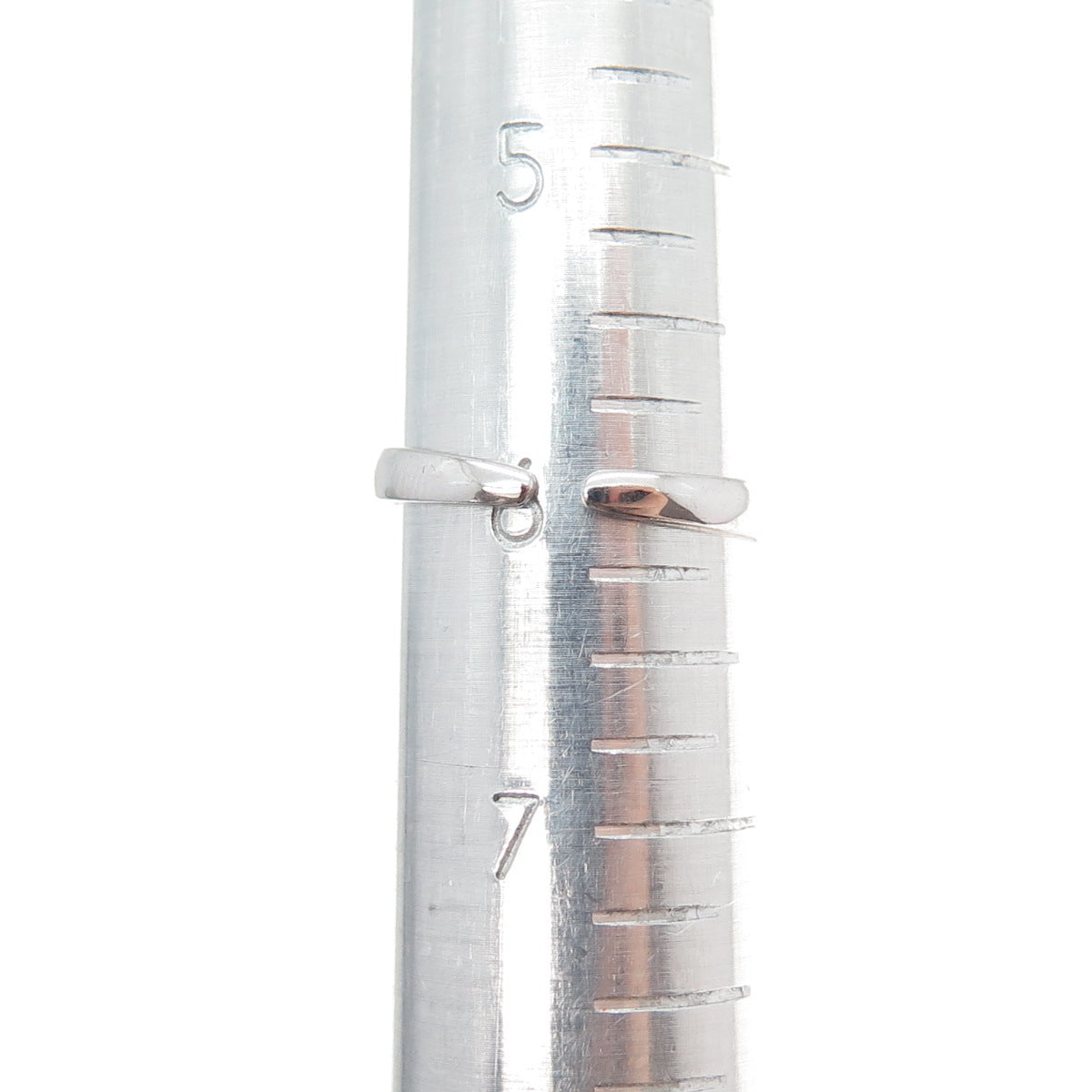 925 Sterling Silver Vintage Letter Q Dangle Charm Adjustable Ring Size 6