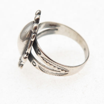 Bell Trading Post Old Pawn 925 Sterling Silver Vintage Southwestern Ring Size 5