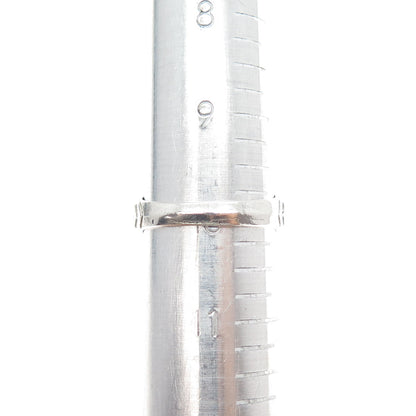 925 Sterling Silver Vintage 1972 Blue Glass St. Kilian School Ring Size 10