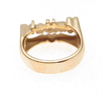 925 Sterling Silver Gold Plated Latisha Name Ring Size 8.5