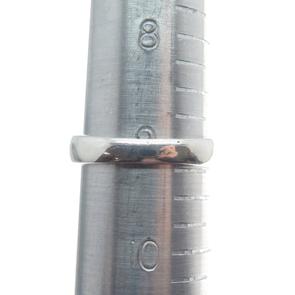 925 Sterling Silver Real Round-Cut Diamond Modernist Ring Size 9.25