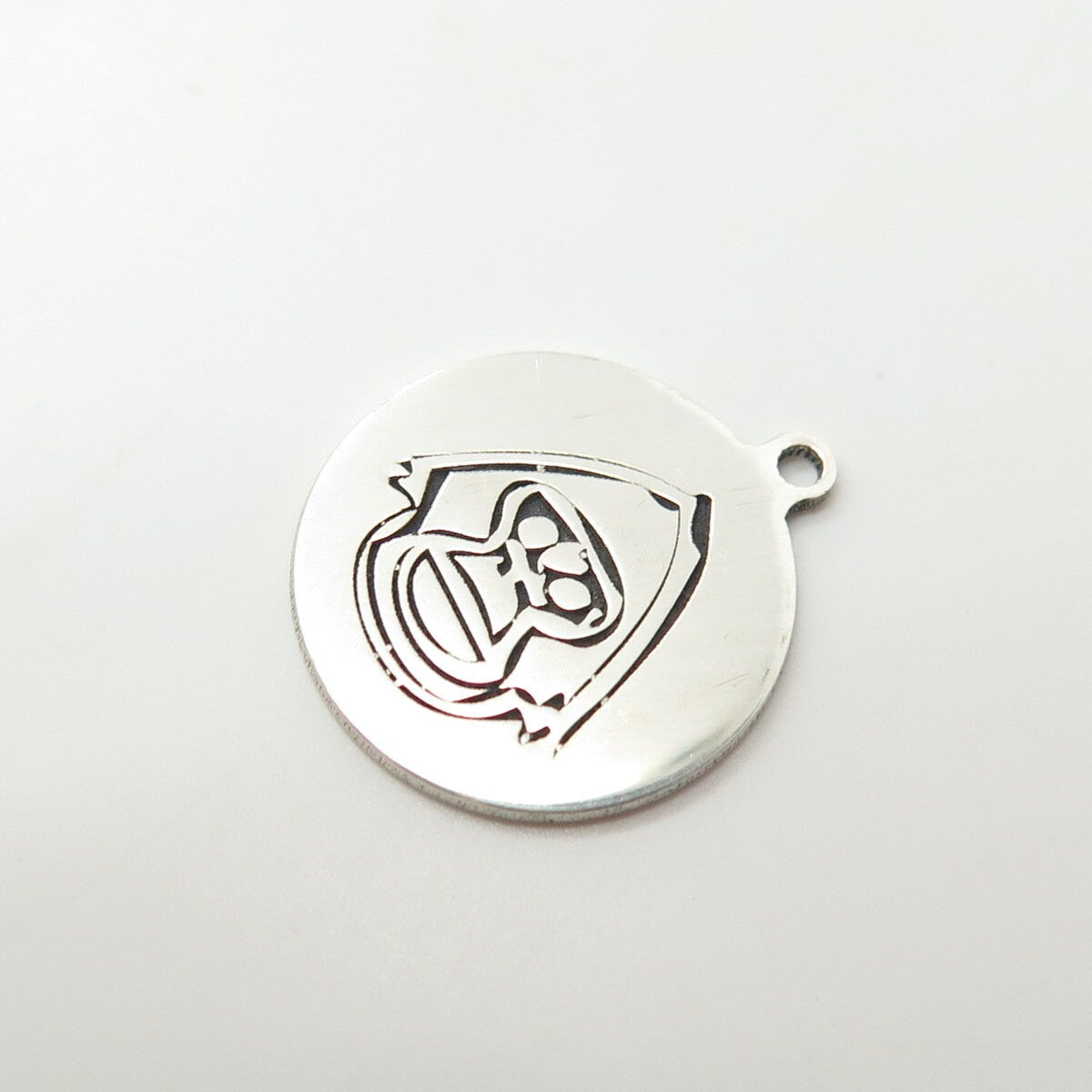 925 Sterling Silver USA Two In Town Monkey Charm Pendant