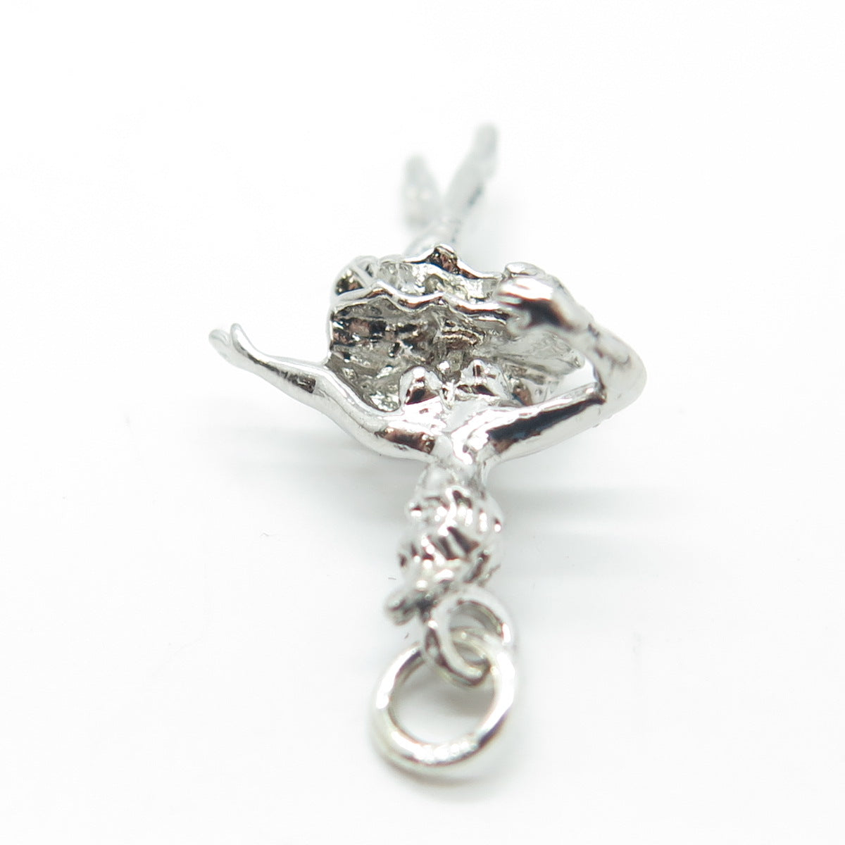 925 Sterling Silver Vintage Prima Ballerina Charm Pendant