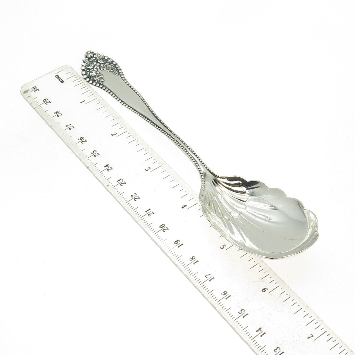 GORHAM 925 Sterling Silver Antique 1897 Lancaster Sugar Shell Spoon 6"