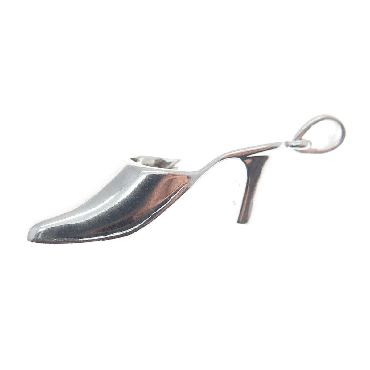 925 Sterling Silver Vintage Female Show 3D Charm Pendant
