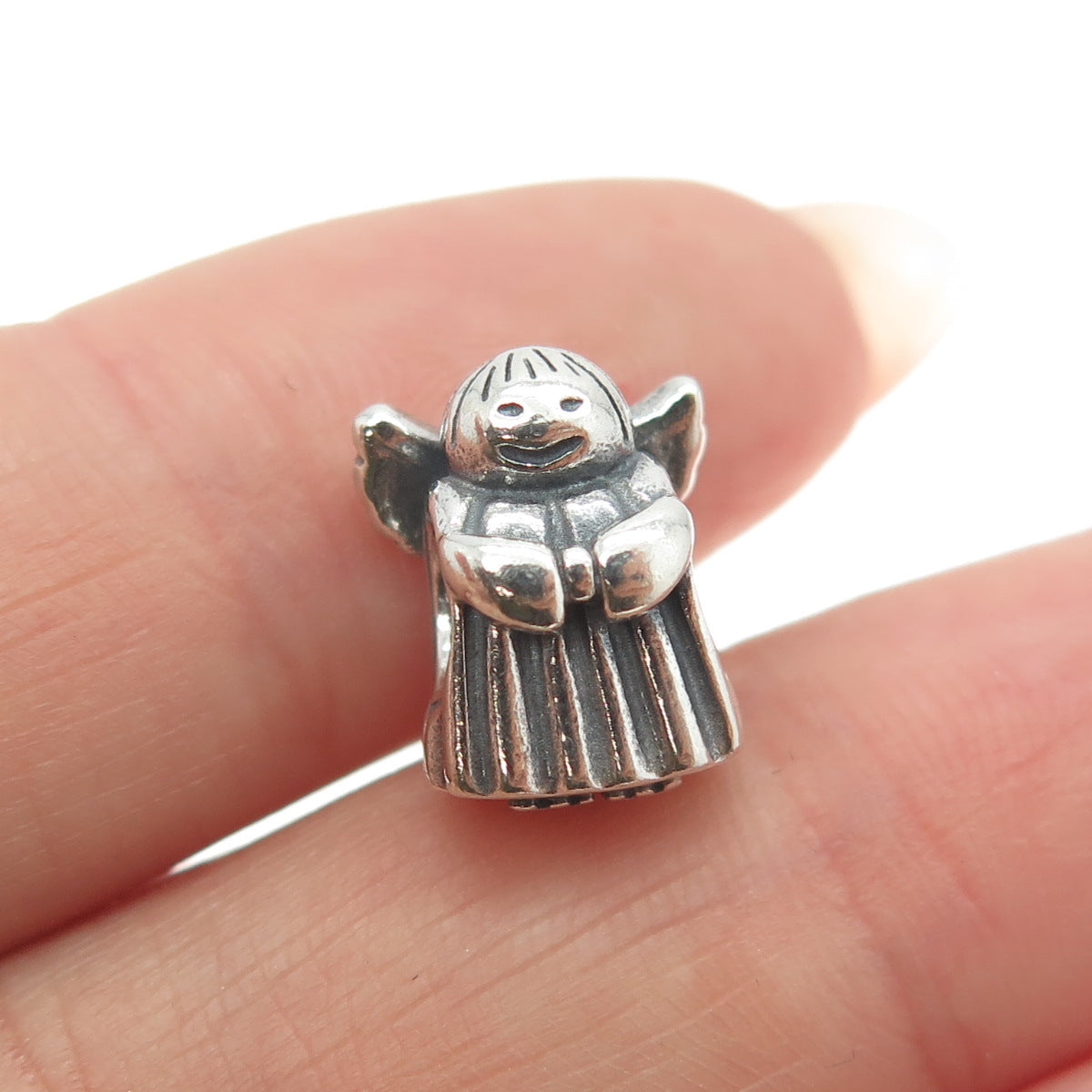 PANDORA 925 Sterling Silver Angel of Hope Bead Charm