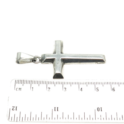 925 Sterling Silver Vintage Mexico Cross Pendant