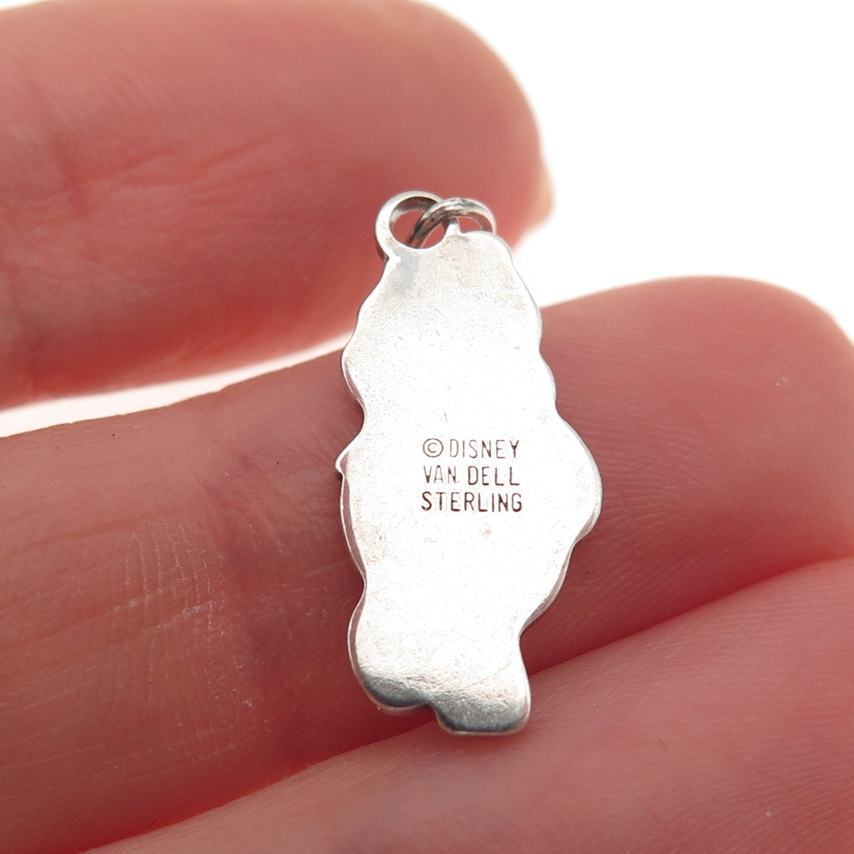 Disney & Van Dell 925 Sterling Silver Vintage Winnie the Pooh Charm Pendant