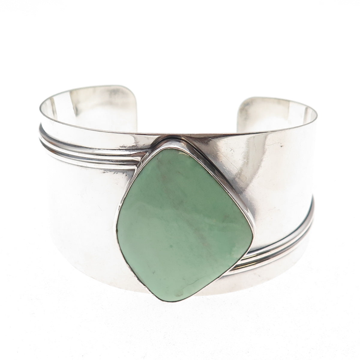 Jay King Desert Rose Sterling Silver Vintage Turquoise Adjustable Bracelet 6.75"