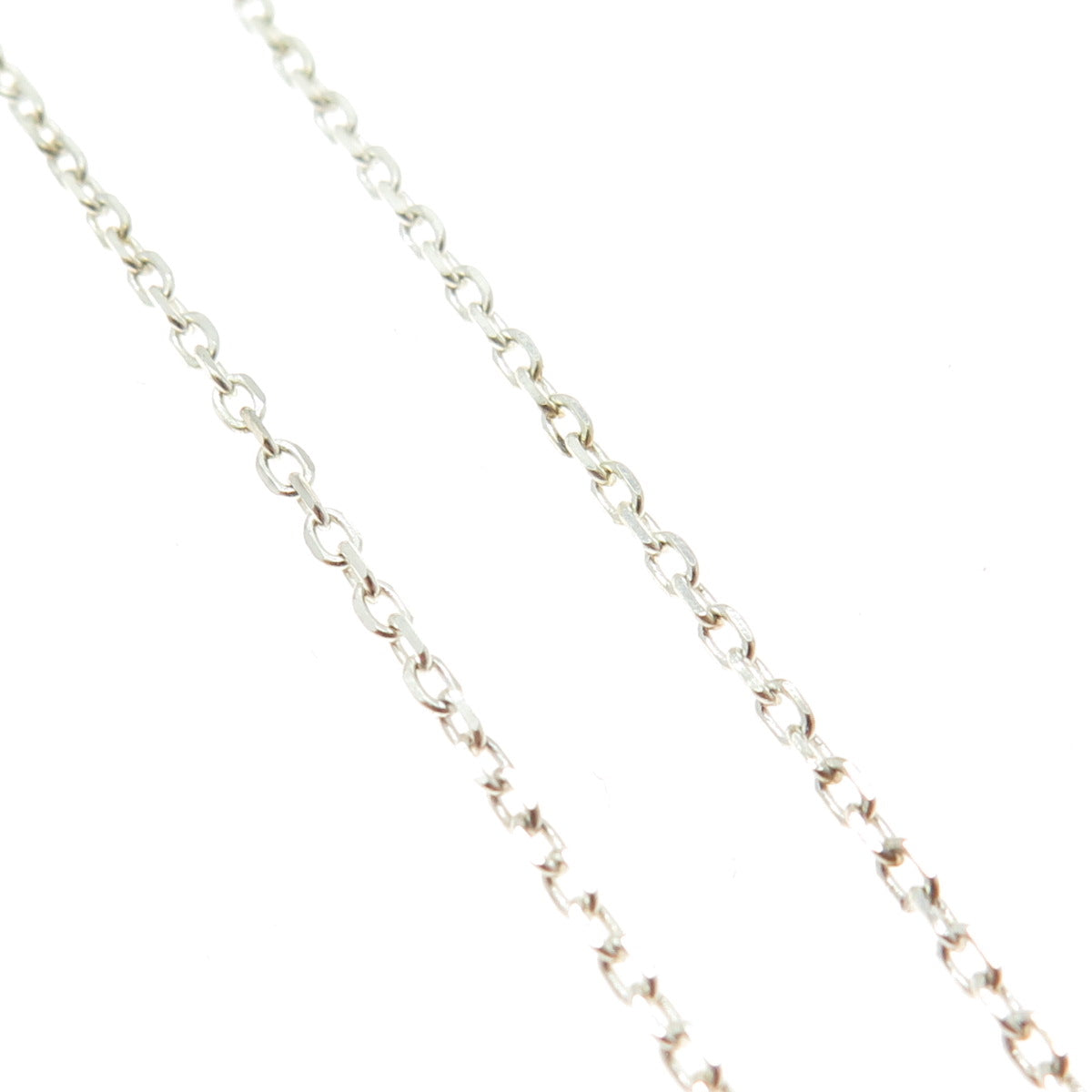 925 Sterling Silver Cable Chain Necklace 18"