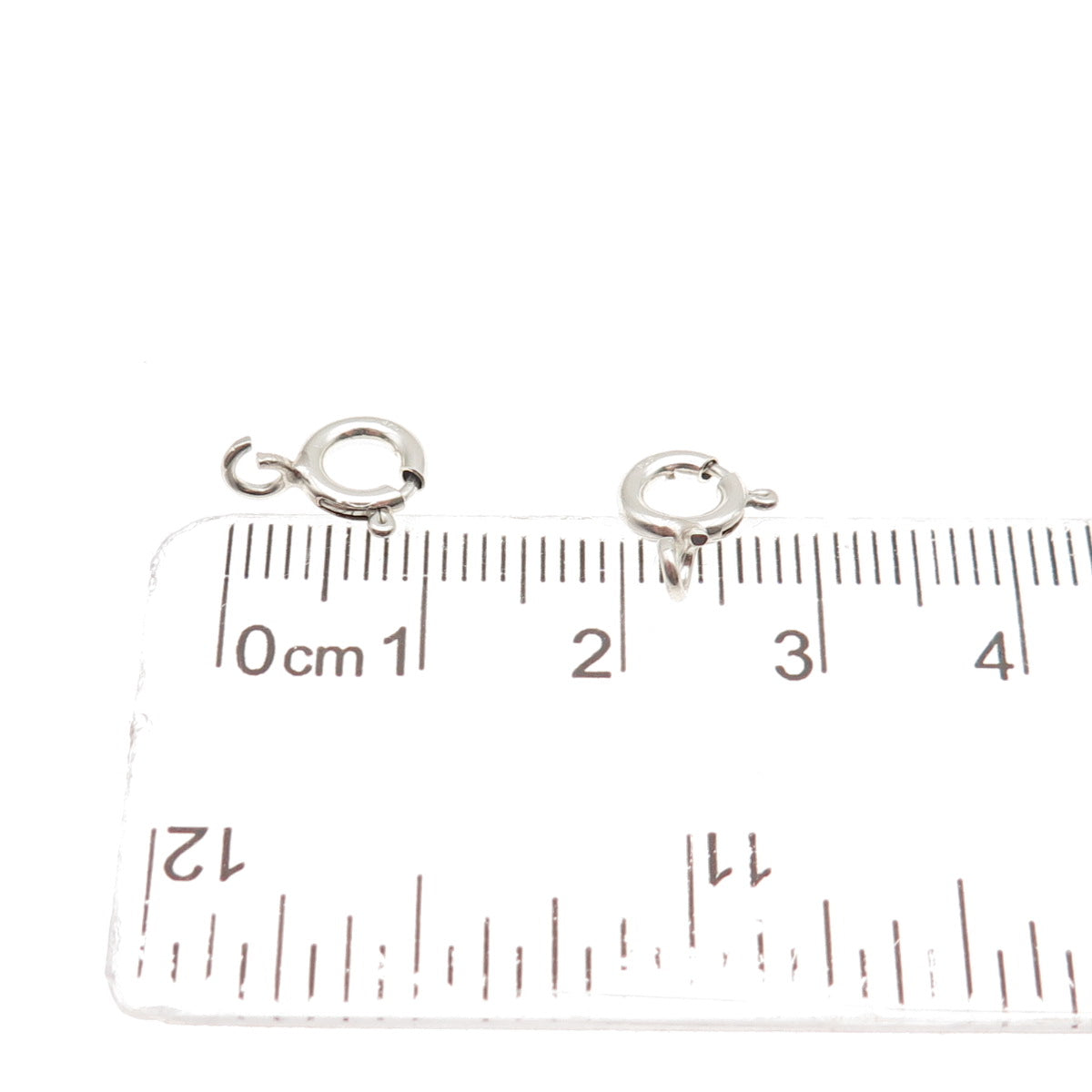 925 Sterling Silver Bracelet / Necklace SET of 5 Spring Ring Lock Clasps