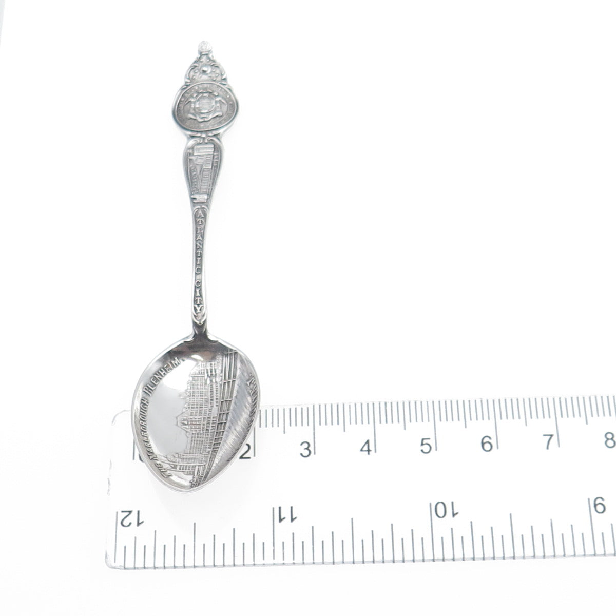 WATSON CO. 925 Sterling Silver Antique Art Deco Atlantic City Coffee Spoon