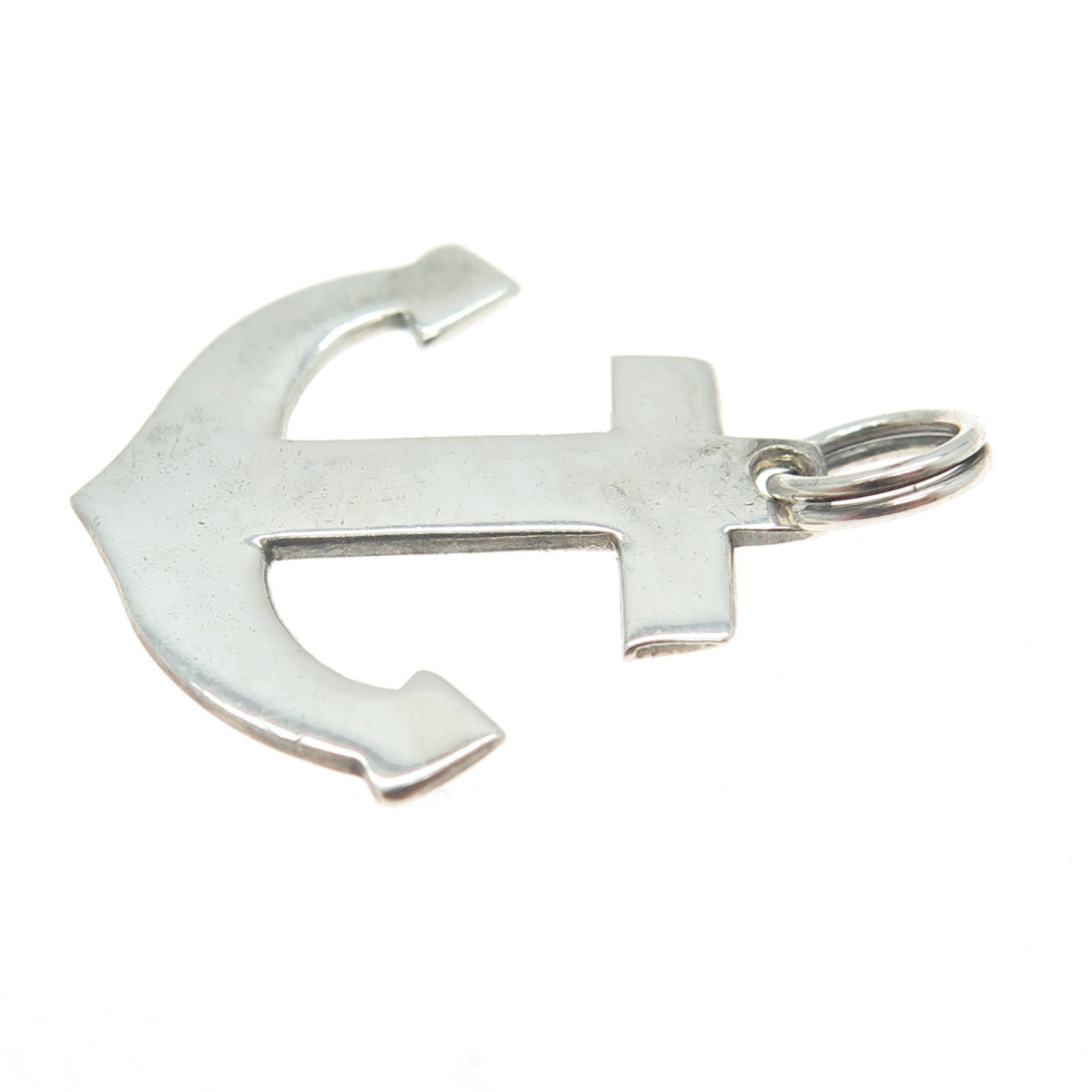 925 Sterling Silver Vintage Anchor Charm Pendant