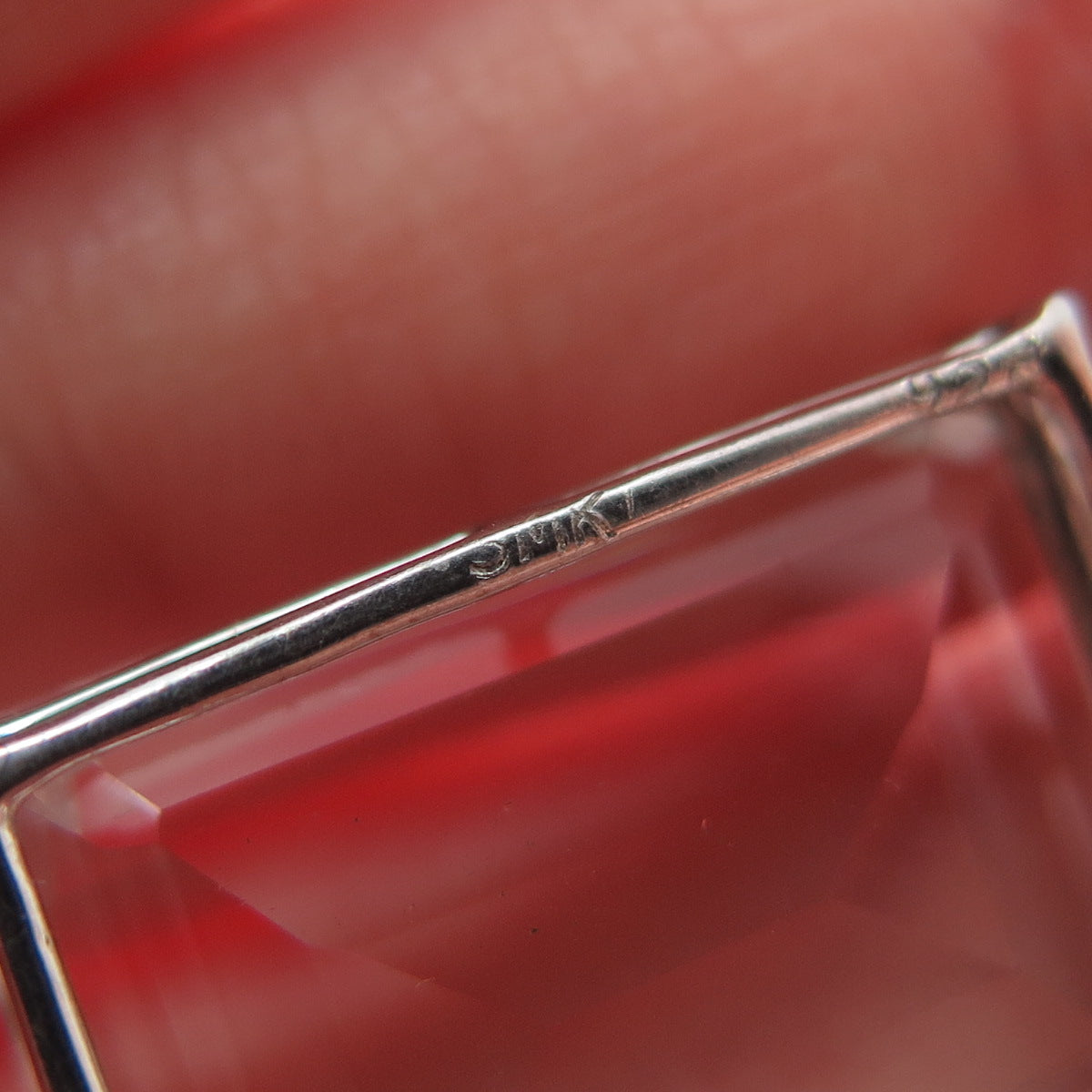 925 Sterling Silver Real Diamond & Emerald-Cut White Topaz Dangle Earrings