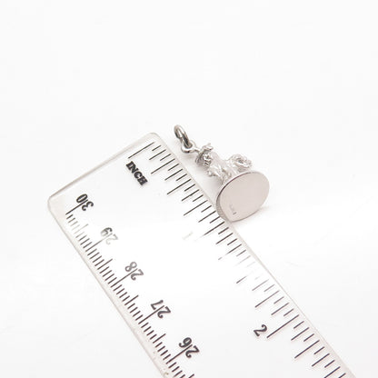 925 Sterling Silver Vintage Old Stock Graduate Boy Pendant