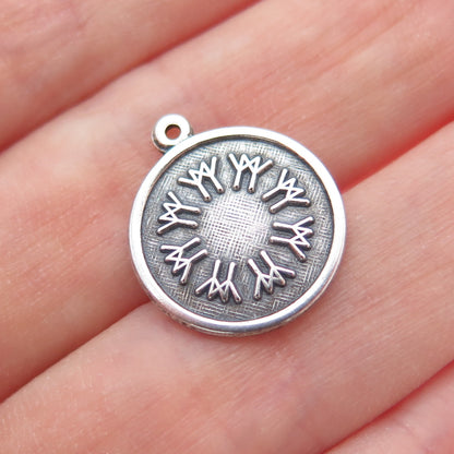 925 Sterling Silver Vintage 1967 ISJC Expo Friendship Minimalist Charm Pendant