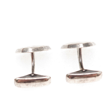 Kupittaan Kulta 925 Sterling Silver Vintage Finland Modernist Triangle Cufflinks