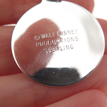 Walt Disney World 925 Sterling Silver Vintage Florida Mickey Mouse Charm Pendant