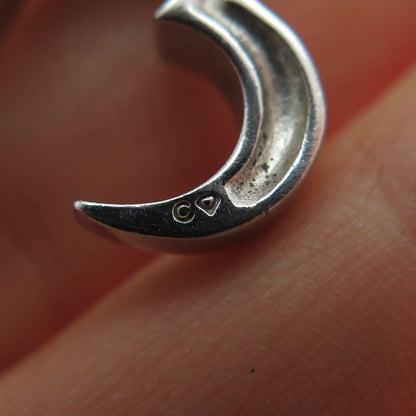 925 Sterling Silver Open Heart Slide Charm Pendant