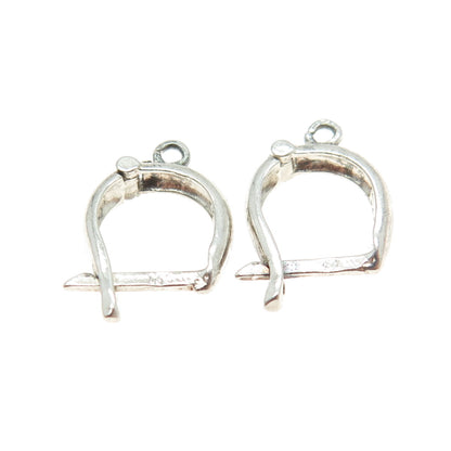 925 Sterling Silver Vintage Charm Earrings