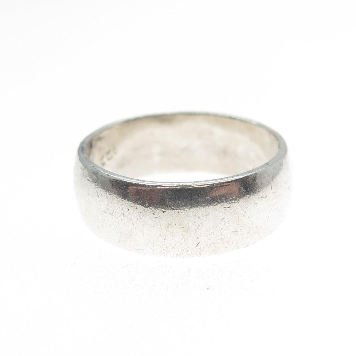 925 Sterling Silver Vintage Wedding Band Ring Size 6.75