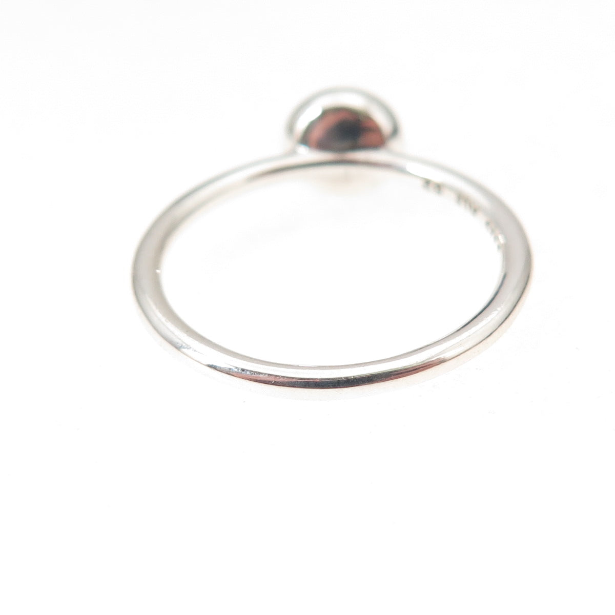Pandora 925 Sterling Silver Real Peridot August Birthstone Droplet Ring Size 6