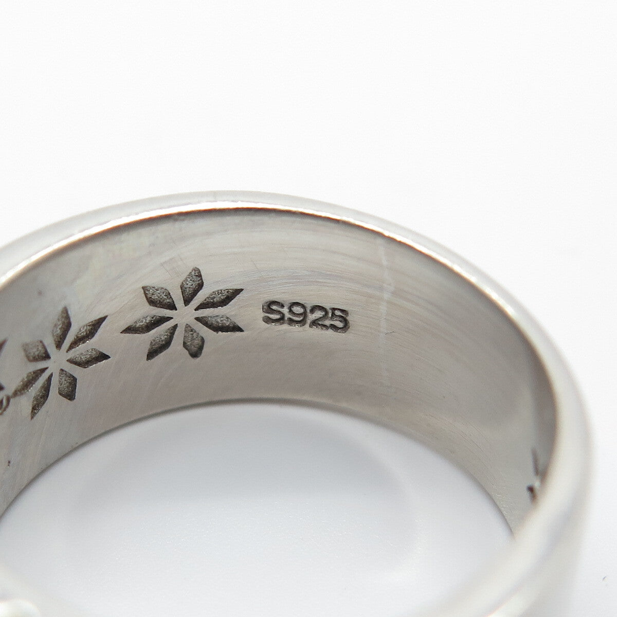 925 Sterling Silver Multi-Color C Z Wide Band Ring Size 7.25