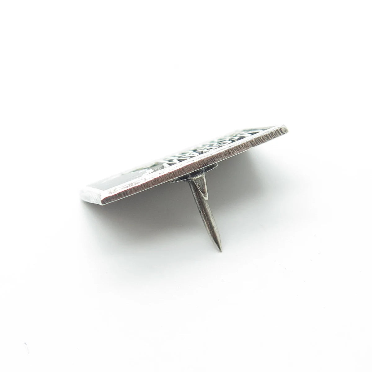 925 Sterling Silver Vintage Standard Pittsburgh Enamel "McGraw Edison" Lapel Pin