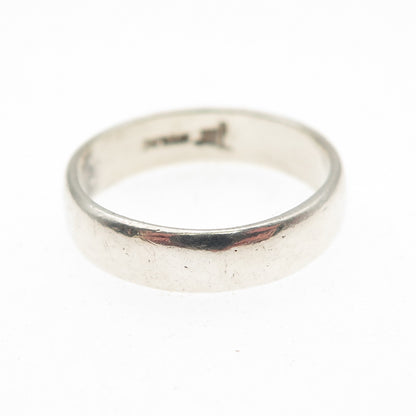 Bell Trading Post 925 Sterling Silver Vintage Classic Wedding Band Ring Size 6