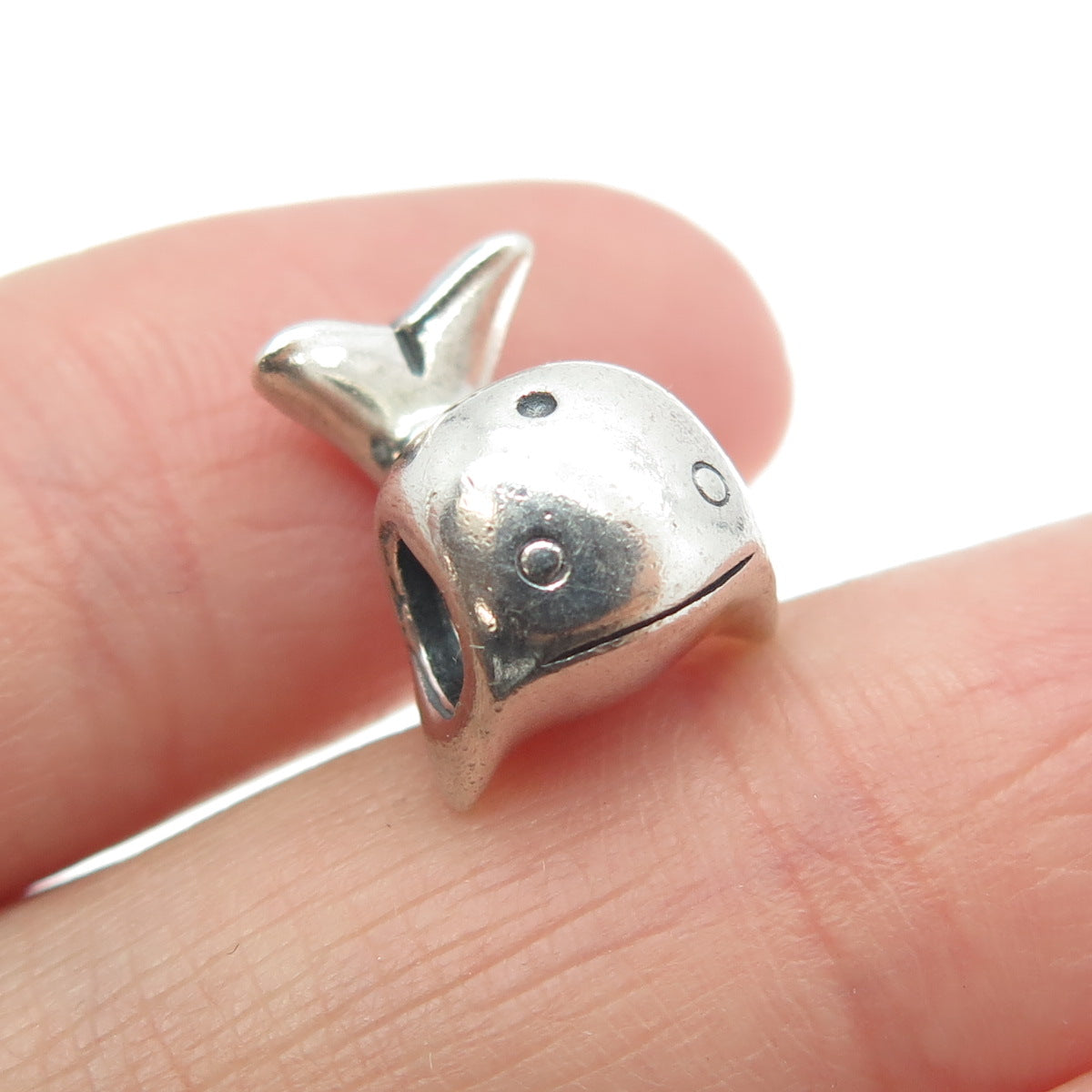 CHAMILIA 925 Sterling Silver Whale Bead Charm