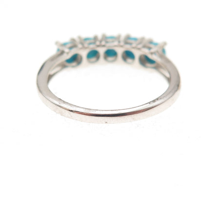 Chuck Clemency 925 Sterling Silver Real Sleeping Beauty Turquoise Ring Size 8.25