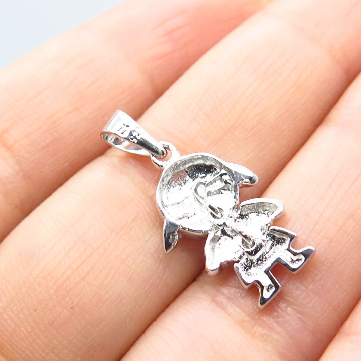 925 Sterling Silver Girl Pendant