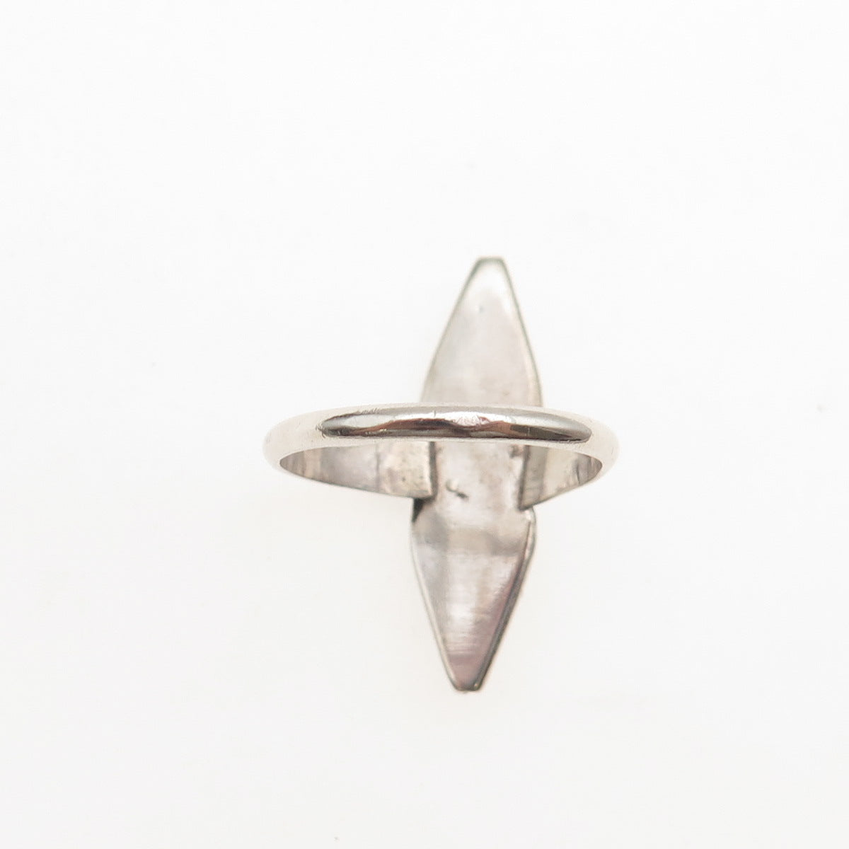 Old Pawn 925 Sterling Silver Vintage Southwestern Turquoise Tribal Ring Size 6.5
