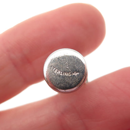 Griffith & Sons 925 Sterling Silver Antique Art Deco Hourglass 3D Mini Pendant