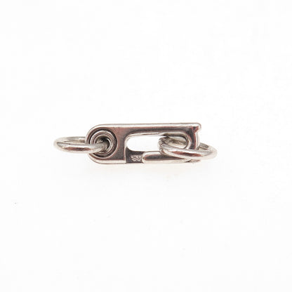 Lloyd Garfield Balfour 925 Sterling Silver Vintage Bracelet Necklace Lock Clasp
