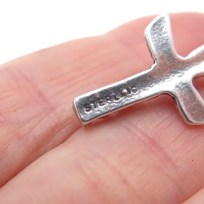 Old Pawn 925 Sterling Silver Vintage Southwestern Totem Pole Tribal Pendant